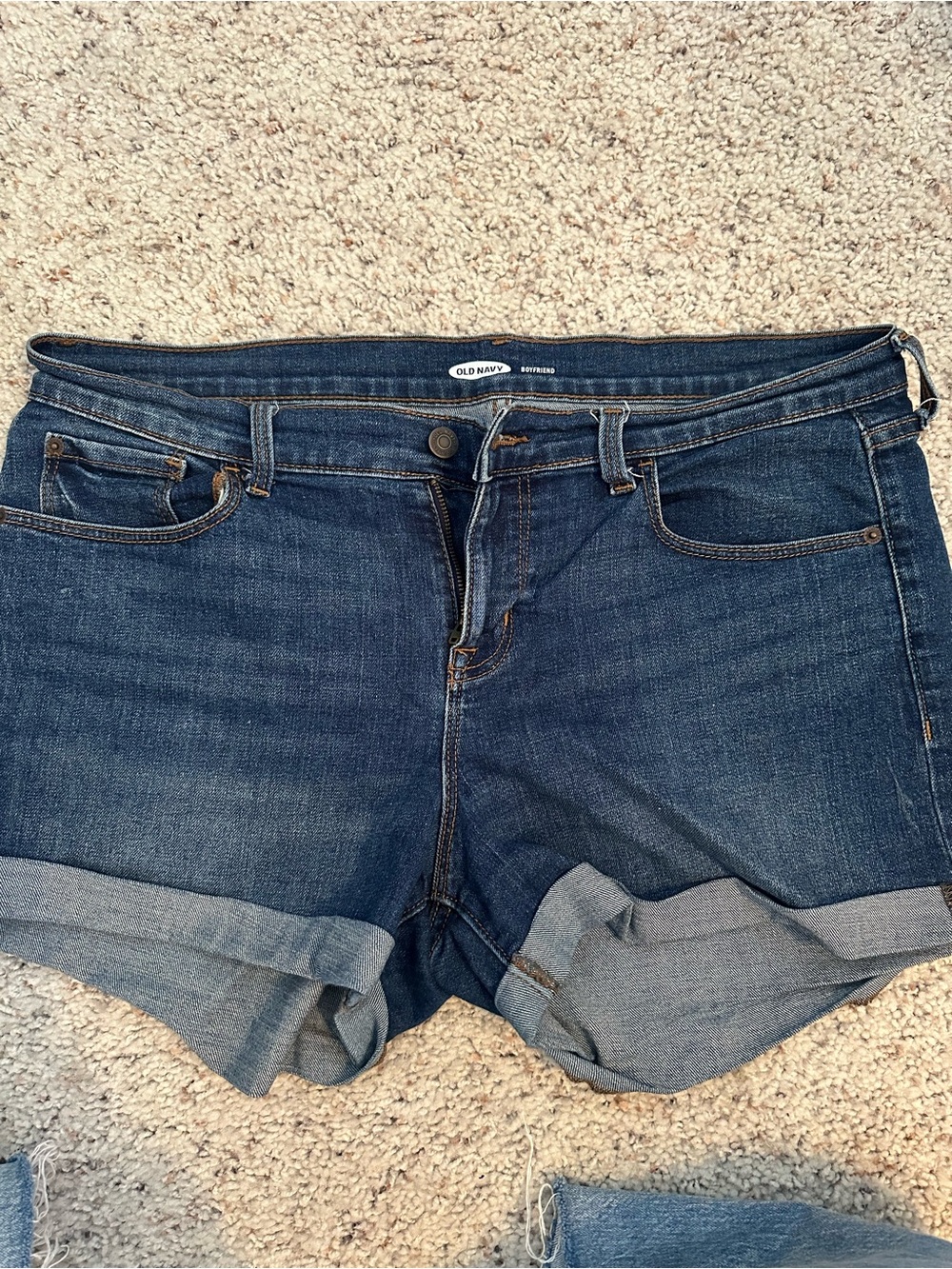 Old Navy boyfriend Blue Denim shirts sz 12